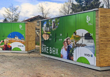 Zwei Fahrradboxen in Neusörnewitz