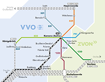 Liniennetz VVO ZVON wegen 800 Jahre Kamenz